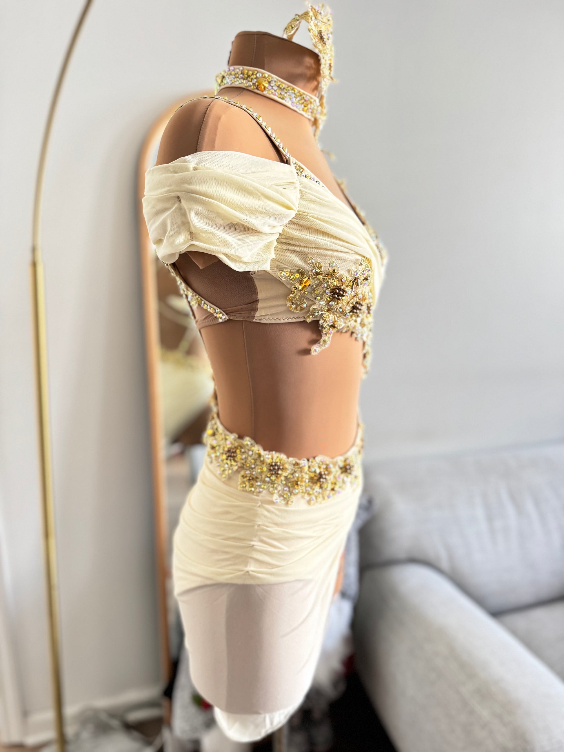 Light Yellow One-Piece Lyrical Costume InspiringCostume Light Yellow One-Piece Lyrical Costume InspiringCostume