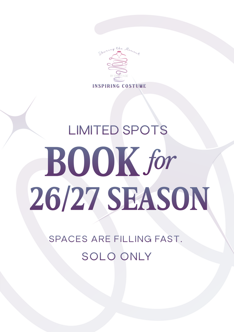 Inspiring Costume 26/27 Booking for SOLO ONLY