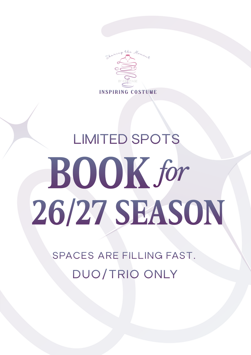 Inspiring Costume 26/27 Booking for DUO/TRIO ONLY